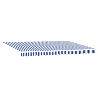 Awning Frame Blue and White 500 x 300 cm
