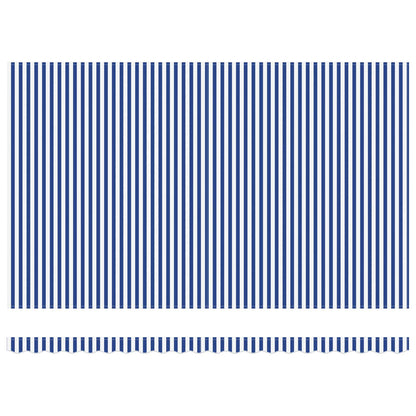 Awning Frame Blue and White 500 x 300 cm