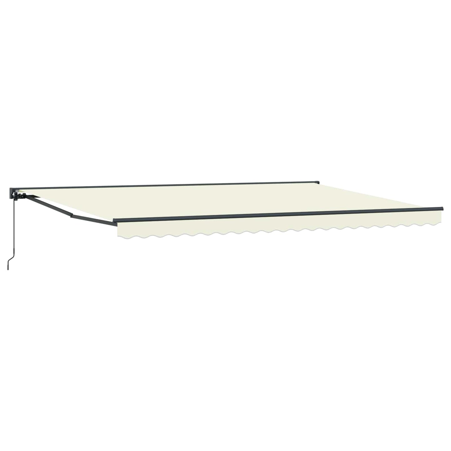 Awning Frame Cream 500 x 300 cm Polyester with PU coating