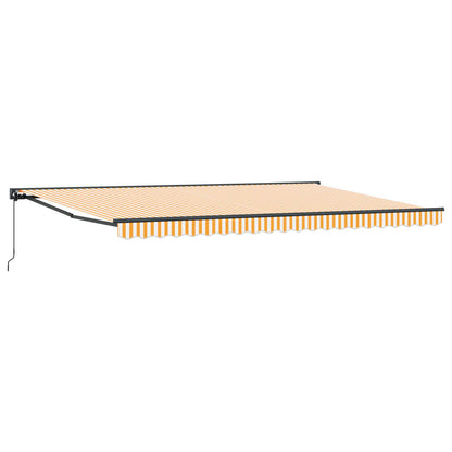 Awning Frame Yellow and White 500 x 300 cm