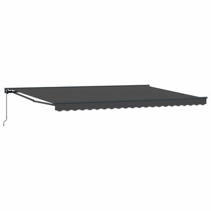 Awning Frame Anthracite 500 x 300 cm Polyester with PU coating