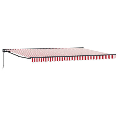 Awning Frame Red and White 500 x 300 cm