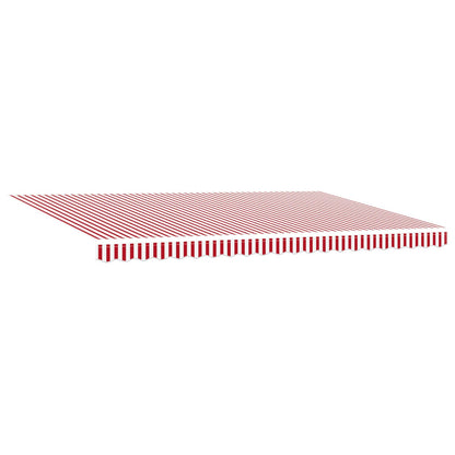 Awning Frame Red and White 500 x 300 cm