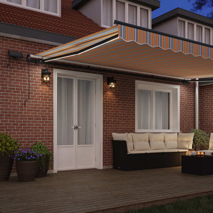 Retractable Awning Multicolour 500 x 300 x 165 cm