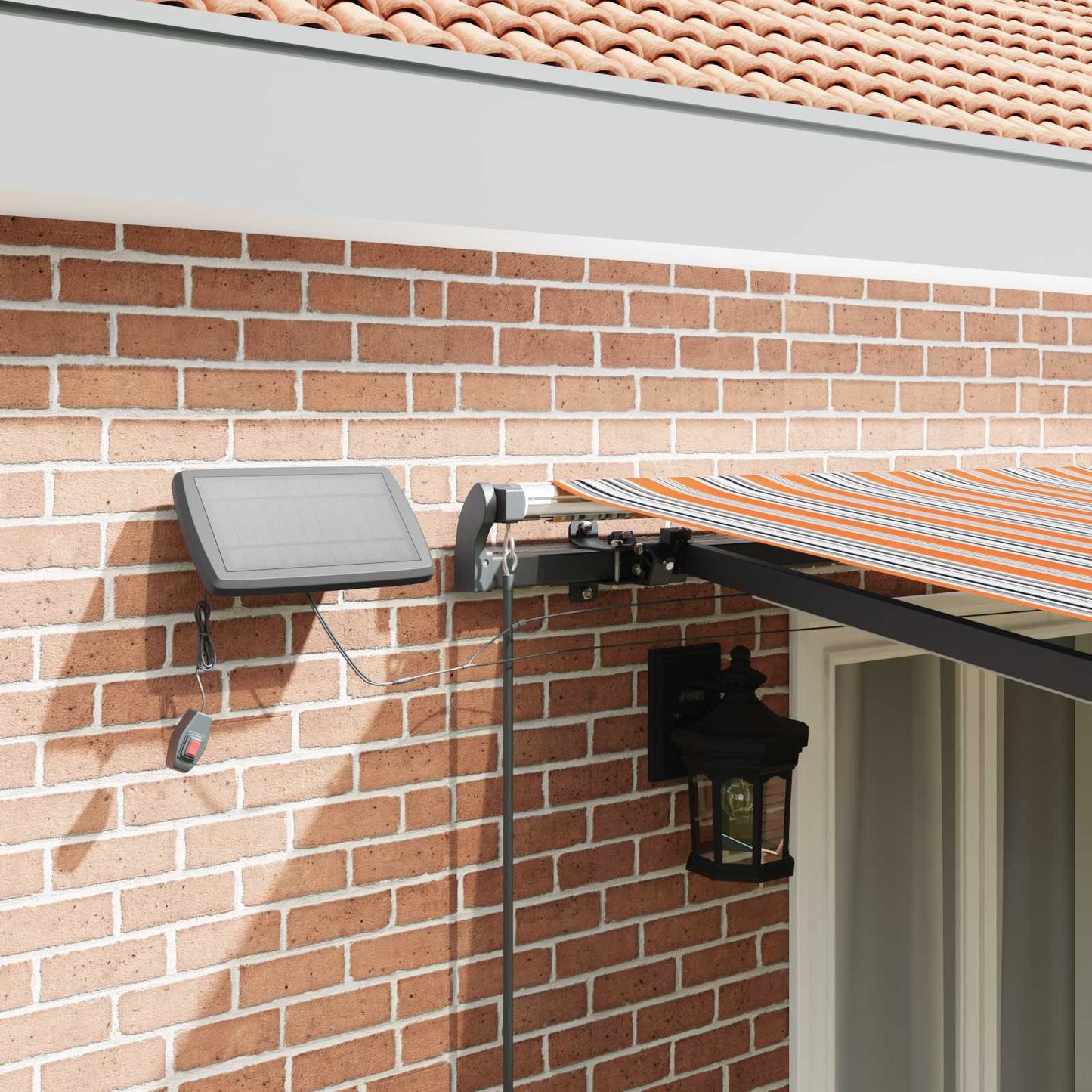Retractable Awning Multicolour 500 x 300 x 165 cm