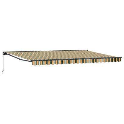Awning Frame Green and Yellow 500 x 300 cm