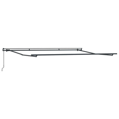 Retractable Awning Manual Orange and brown 500 x 350 cm