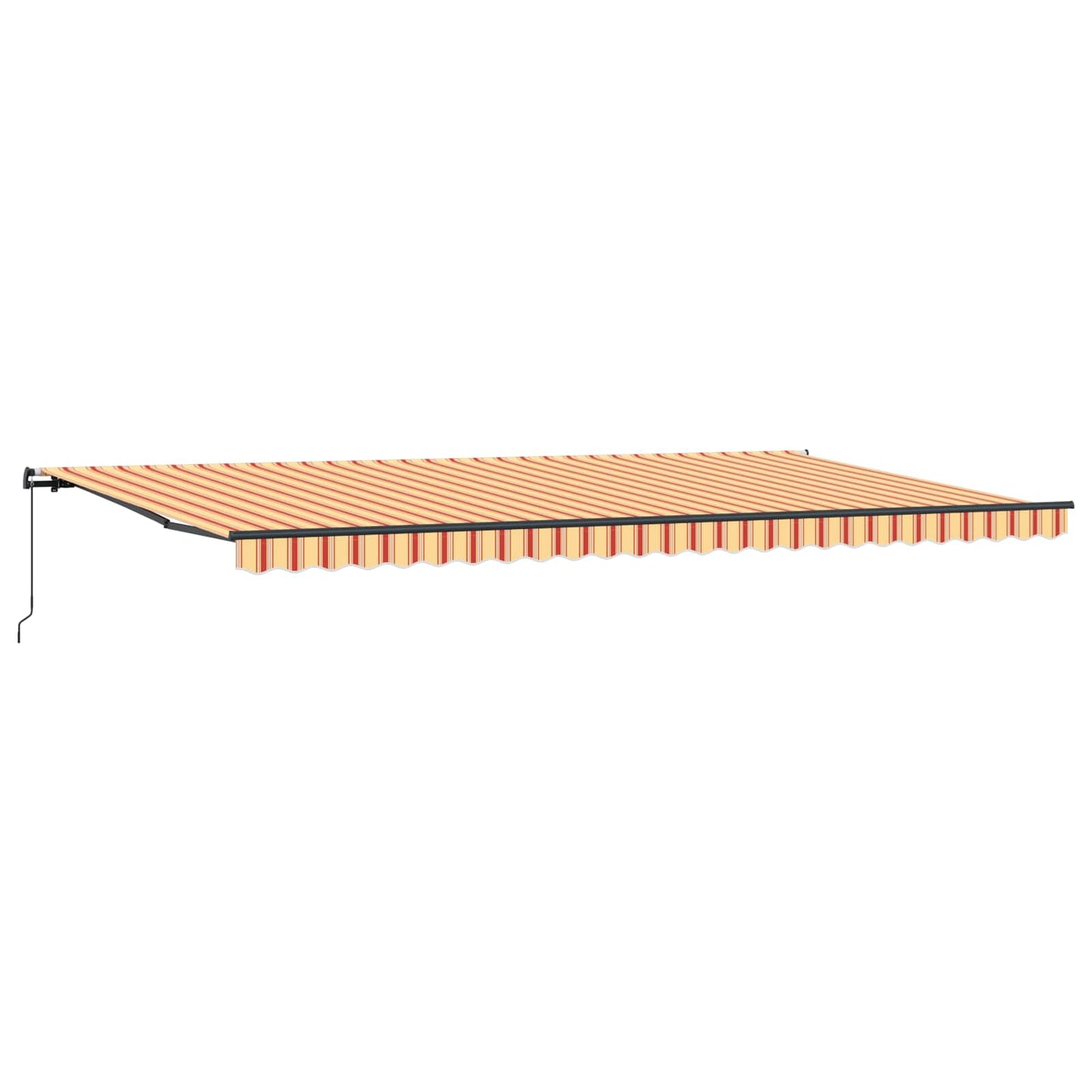 Retractable Awning Yellow and Orange 600 x 300 cm
