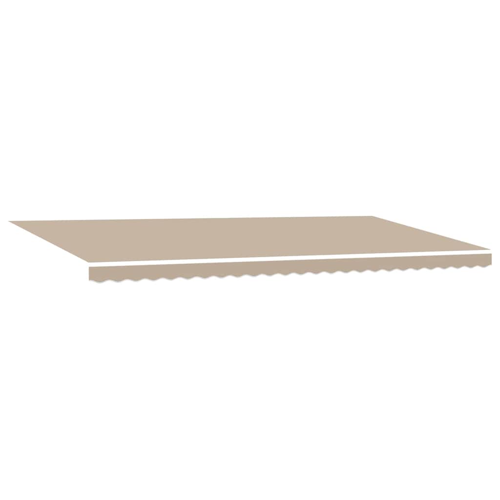 Retractable Awning Beige 600 x 300 cm Fabric and Aluminium