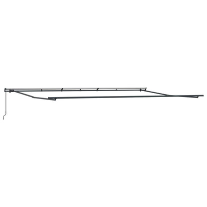 Retractable Awning Beige 600 x 300 cm Polyester and Steel