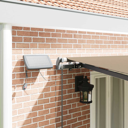 Retractable Awning Beige 600 x 300 cm Fabric and Aluminium