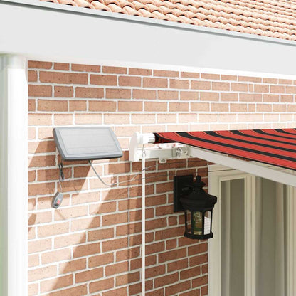 Retractable Awning Manual Orange and brown 600 x 350 cm