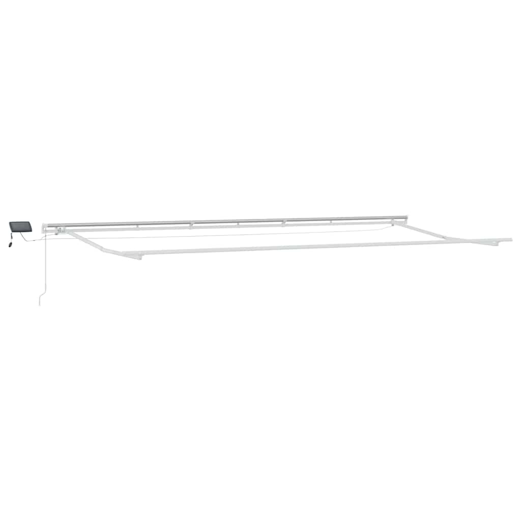Retractable Awning Manual Orange and brown 600 x 350 cm