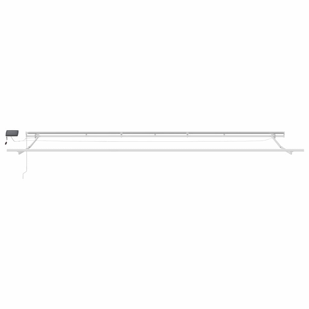 Retractable Awning Manual Orange and brown 600 x 350 cm