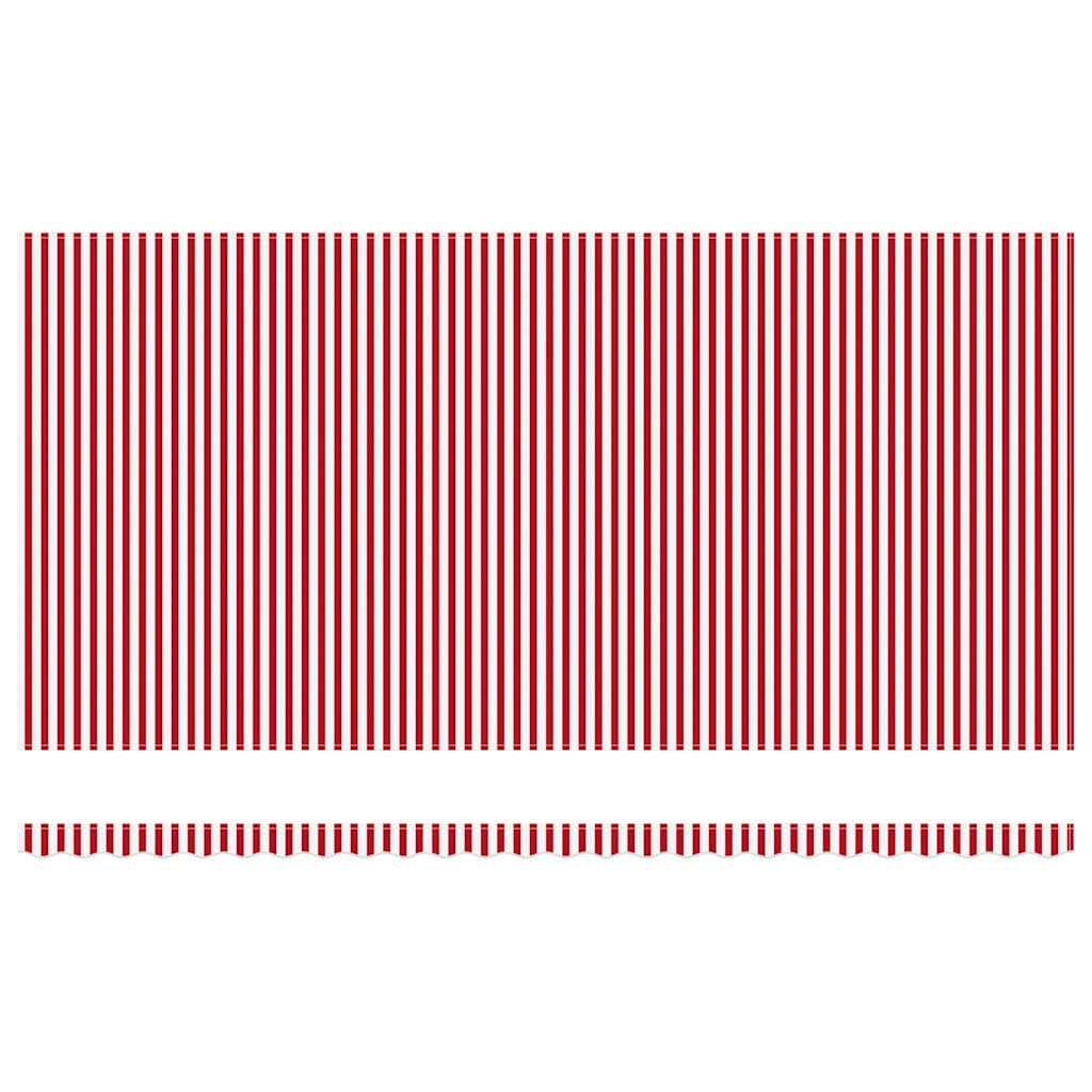 Retractable Awning Retractable Red and White 600 x 350 cm