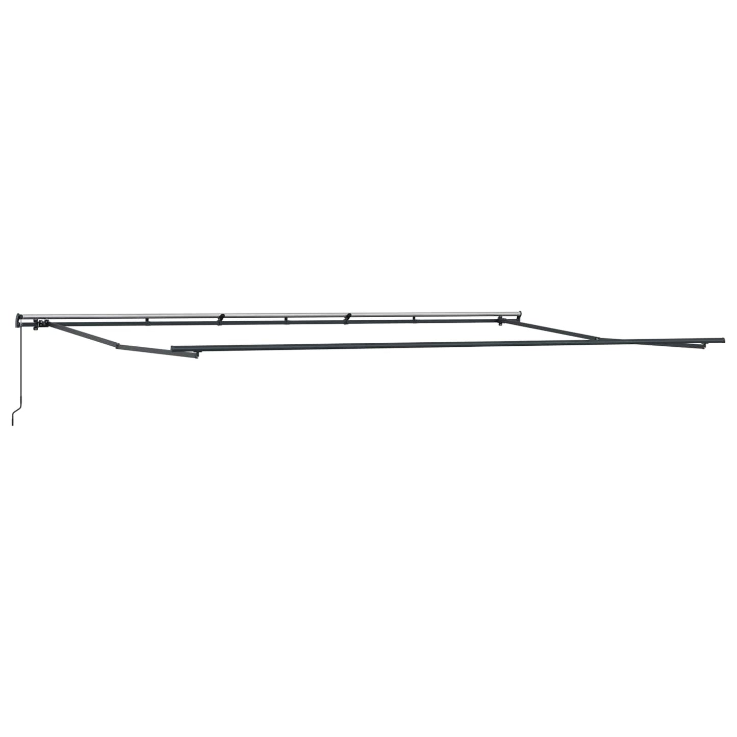 Retractable Awning Multicolour 600 x 350 cm Polyester and Steel