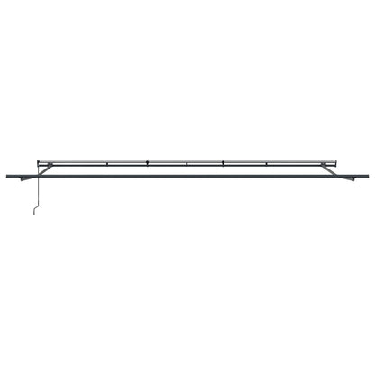Retractable Awning Multicolour 600 x 350 cm Polyester and Steel