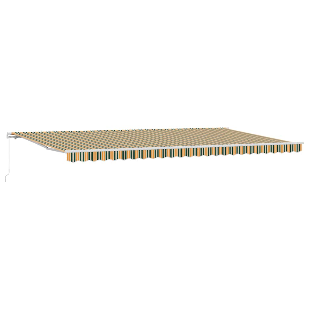 Retractable Awning Retractable Manual Multicolour 600 x 350 cm