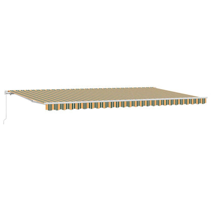 Retractable Awning Retractable Manual Multicolour 600 x 350 cm