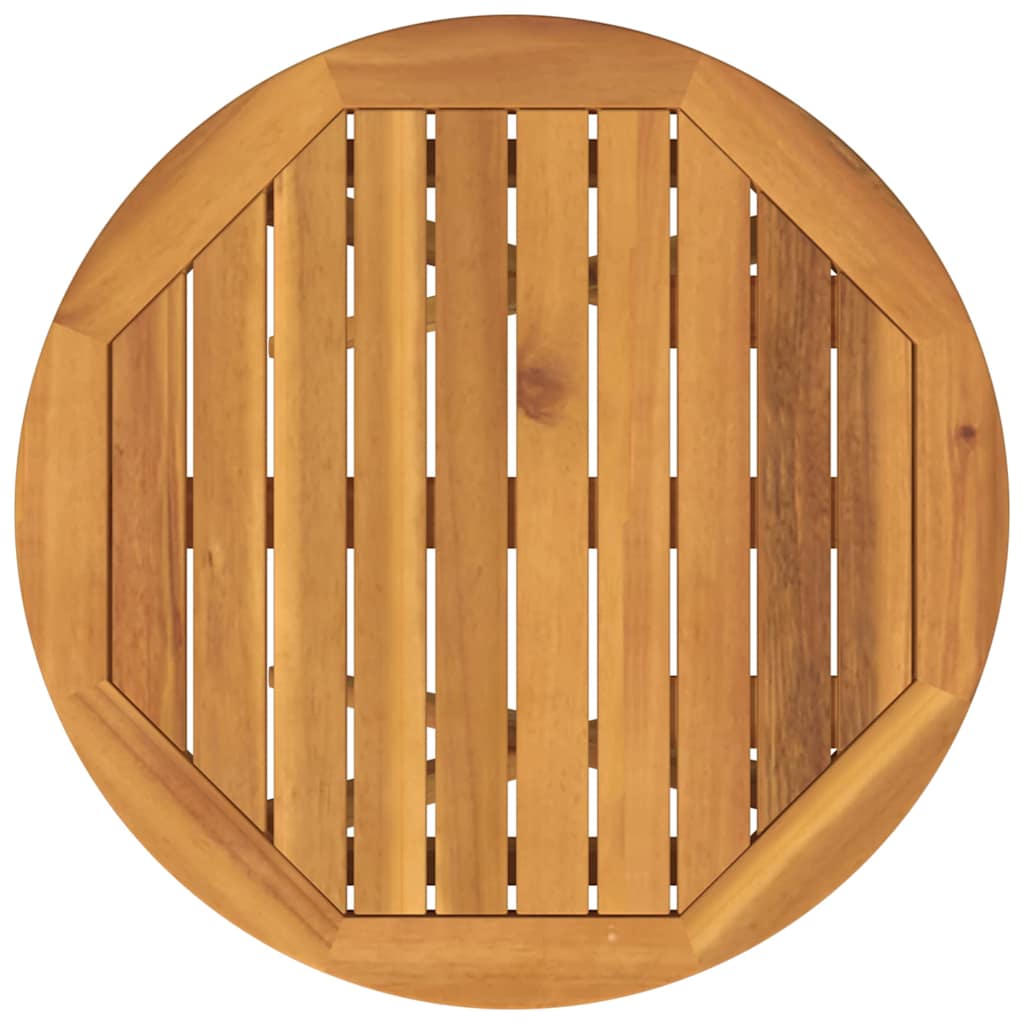 Garden Bistro Set 3 pcs Brown Solid Acacia Wood