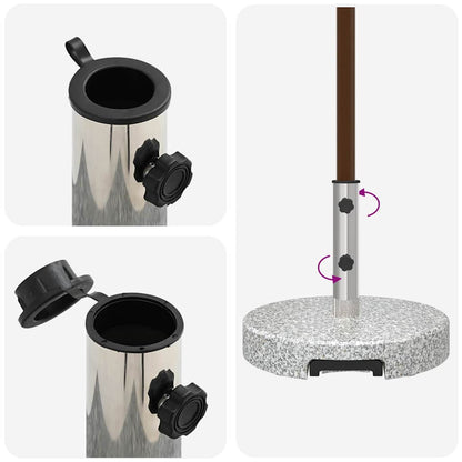 Parasol Base Grey Ø 45 x 37.5 cm Granite