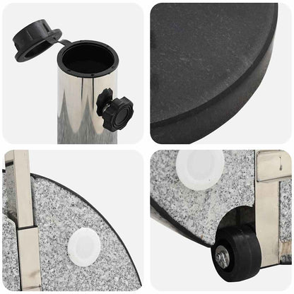 Parasol Base Black Ø 45 x 37.5 cm Granite