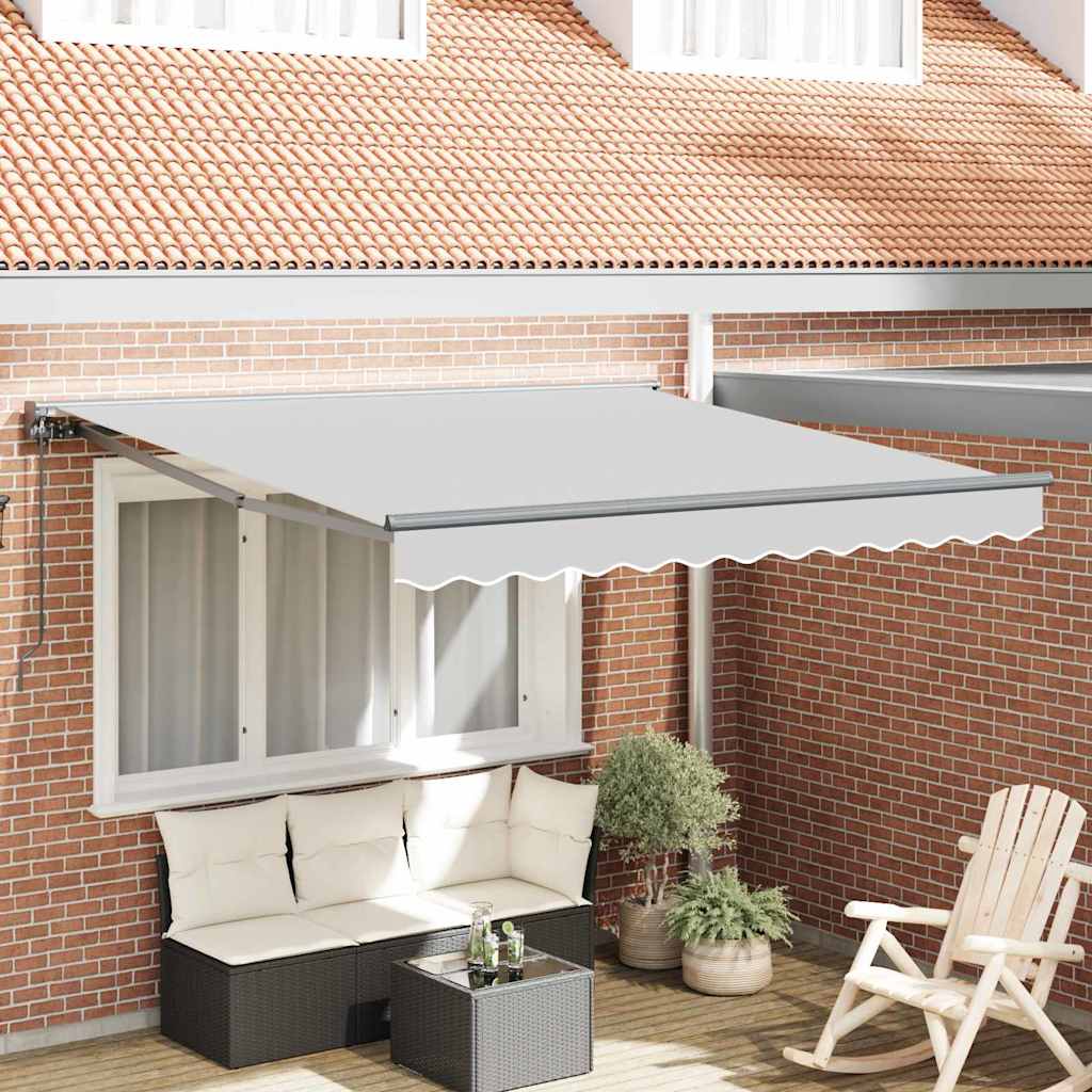 Awning Frame Manual Adjustable Anthracite 3 x 2.5 m Steel