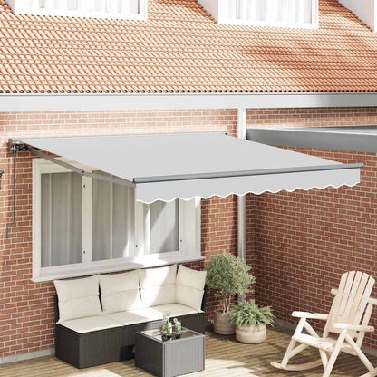 Awning Frame Manual Adjustable Anthracite 3 x 2.5 m Steel