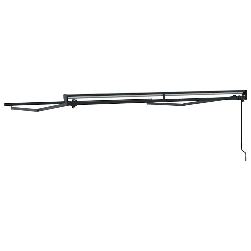 Awning Frame Manual Adjustable Anthracite 3 x 2.5 m Steel