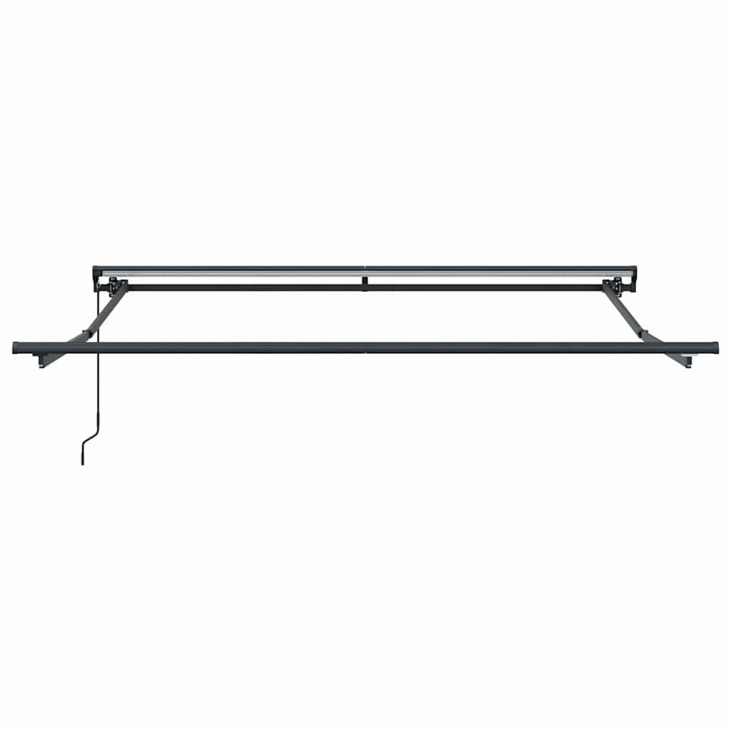 Awning Frame Manual Adjustable Anthracite 3 x 2.5 m Steel