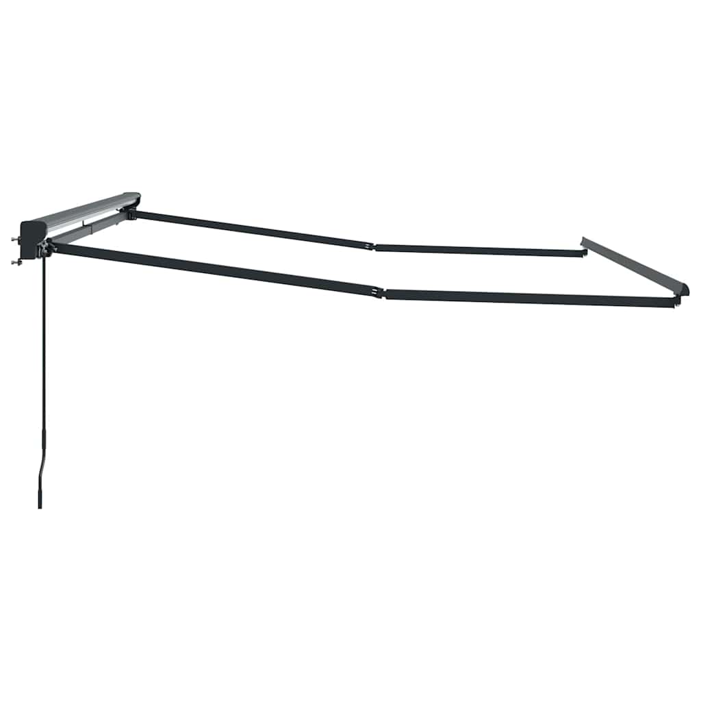 Awning Frame Manual Adjustable Anthracite 3 x 2.5 m Steel