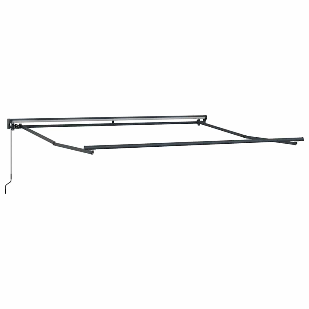 Awning Frame Manual Adjustable Anthracite 3.5 x 2.5 m Steel