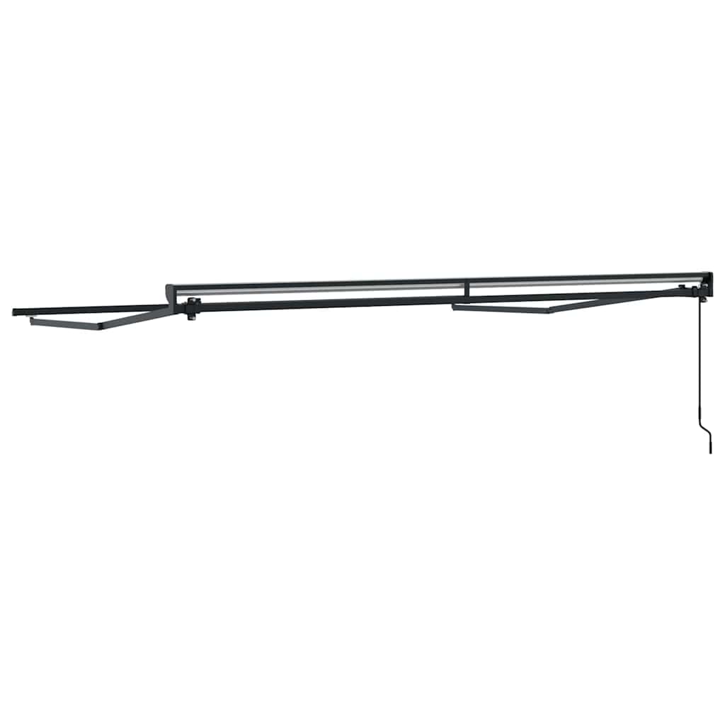 Awning Frame Manual Adjustable Anthracite 3.5 x 2.5 m Steel