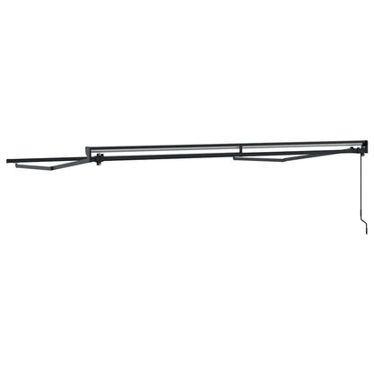Awning Frame Manual Adjustable Anthracite 3.5 x 2.5 m Steel