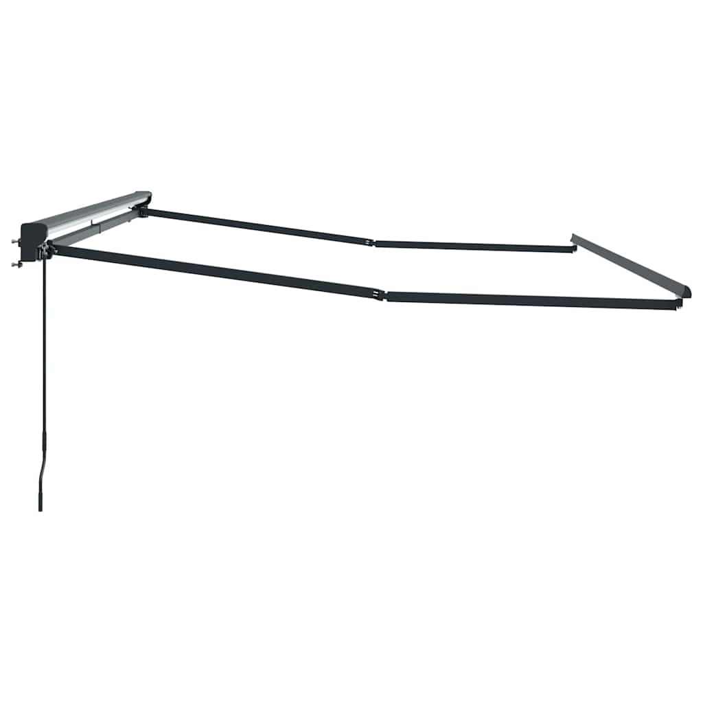 Awning Frame Manual Adjustable Anthracite 3.5 x 2.5 m Steel