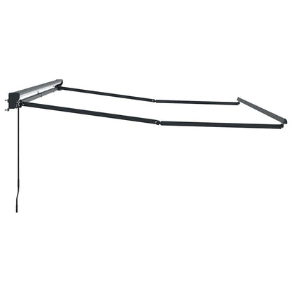 Awning Frame Manual Adjustable Anthracite 3.5 x 2.5 m Steel
