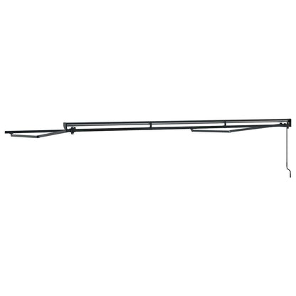 Awning Frame Manual Adjustable Anthracite 4.5 x 3 m Steel