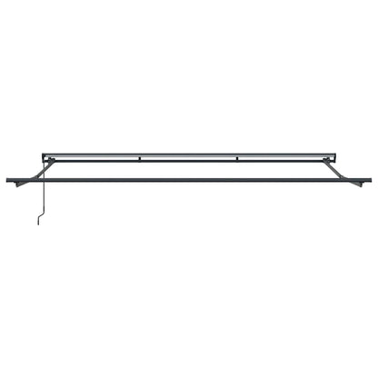 Awning Frame Manual Adjustable Anthracite 4.5 x 3 m Steel