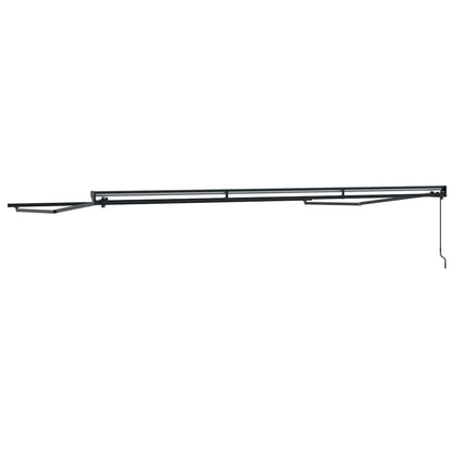 Awning Frame Retractable Anthracite 5 x 3 m Powder-coated Steel
