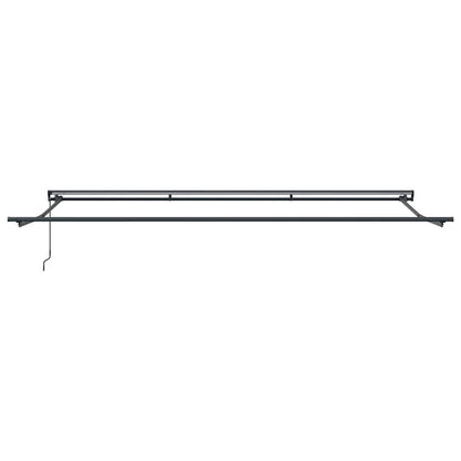 Awning Frame Retractable Anthracite 5 x 3 m Powder-coated Steel
