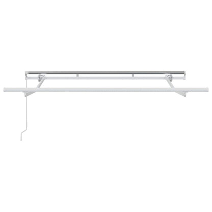 Awning Frame Retractable Manual White 2.5 x 2 m Metal