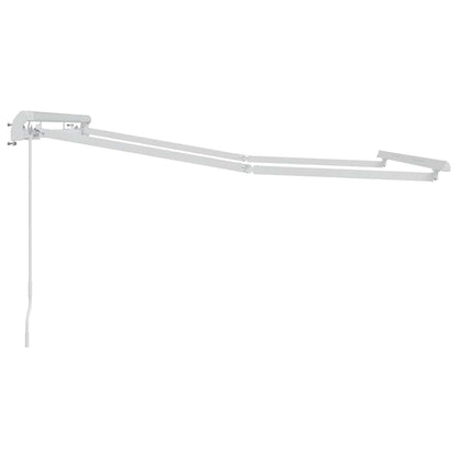 Awning Frame Retractable Manual White 2.5 x 2 m Metal