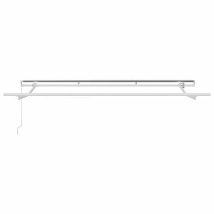 Awning Frame Retractable Manual White 3.5 x 2 m Metal