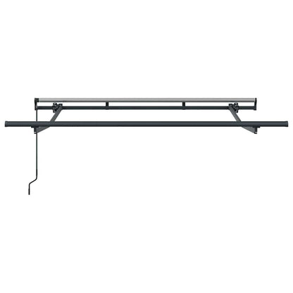 Awning Frame Retractable Manual Anthracite 2.5 x 2 m Metal