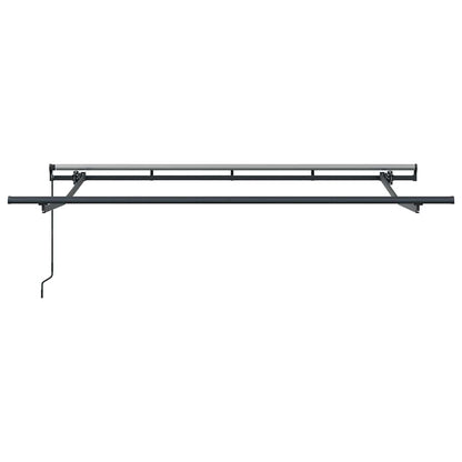 Awning Frame Retractable Manual Anthracite 3 x 2 m Metal