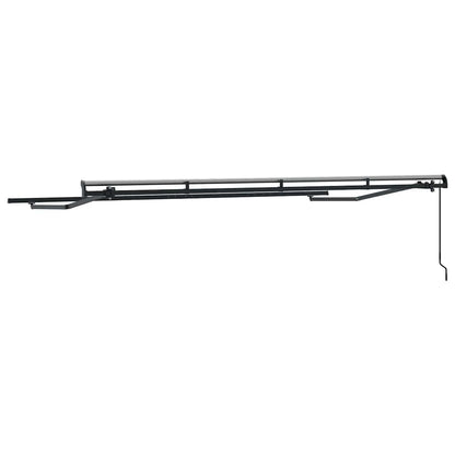 Awning Frame Retractable Manual Anthracite 4 x 2 m Metal