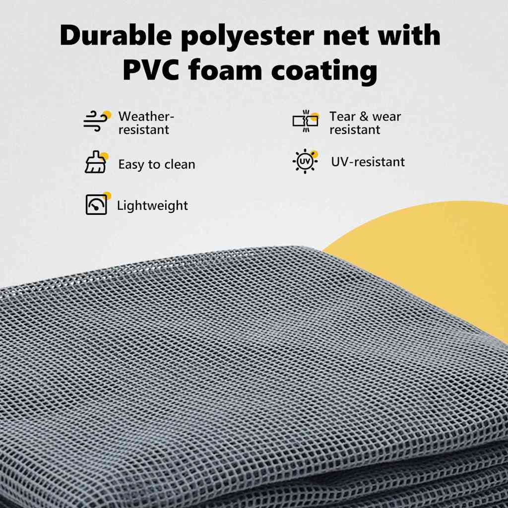 Tent Carpet Anthracite 250 x 250 cm Polyester