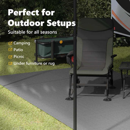Tent Carpet Anthracite 600 x 350 cm Polyester