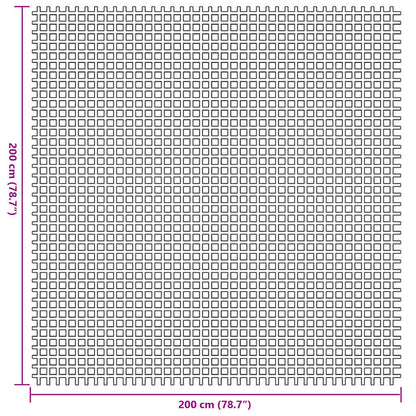 Tent Carpet Blue 200 x 200 cm Polyester