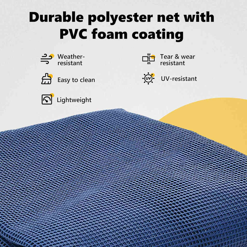Tent Carpet Blue 250 x 250 cm Polyester